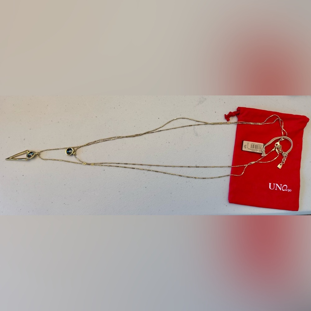 NEW UNO DE 50 My Way Necklace  COL1538GRSORO